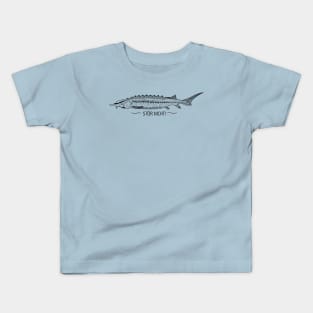 Sturgeon Angler Lovers Kids T-Shirt